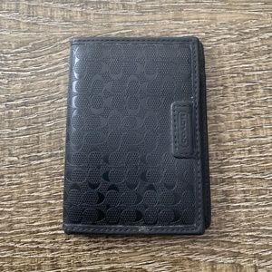 Coach Card Wallet In Signature Canvas